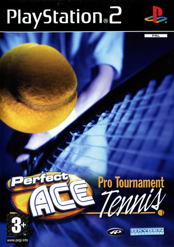Perfect Ace: Pro Tournament Tennis box art for Playstation 2
